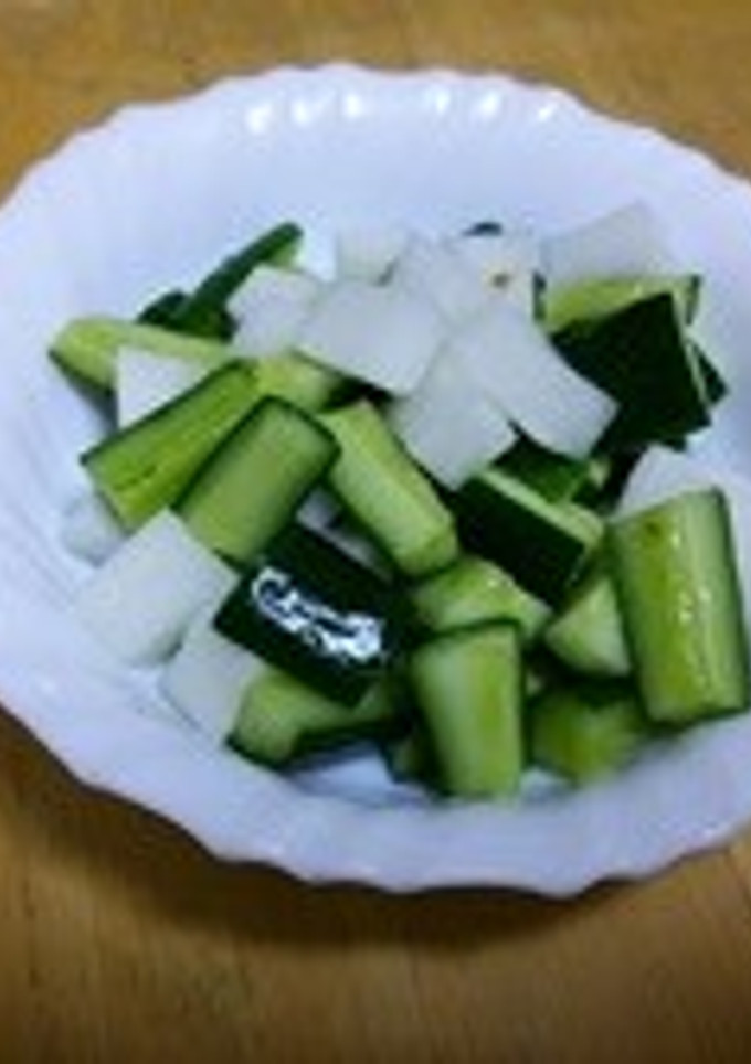きゅうりと大根の浅漬け-レシピのメイン写真