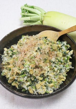 大根の葉で作るヘルシー大根菜めし-レシピのメイン写真