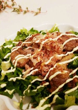 ✩ちょびっと豚肉の唐揚げ ポン酢マヨ✩-レシピのメイン写真