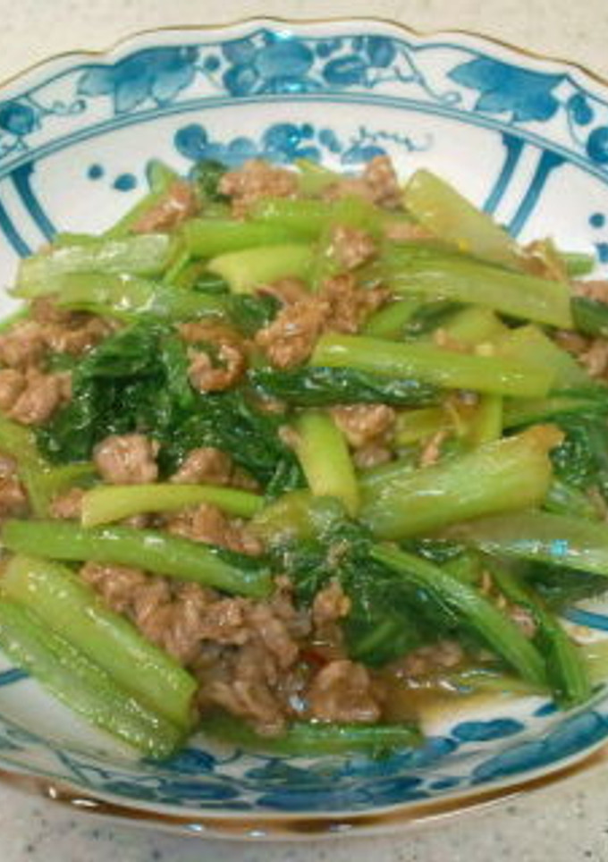 牛肉と小松菜の旨煮-レシピのメイン写真