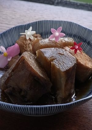 大浦太ごぼうの煮物-レシピのメイン写真