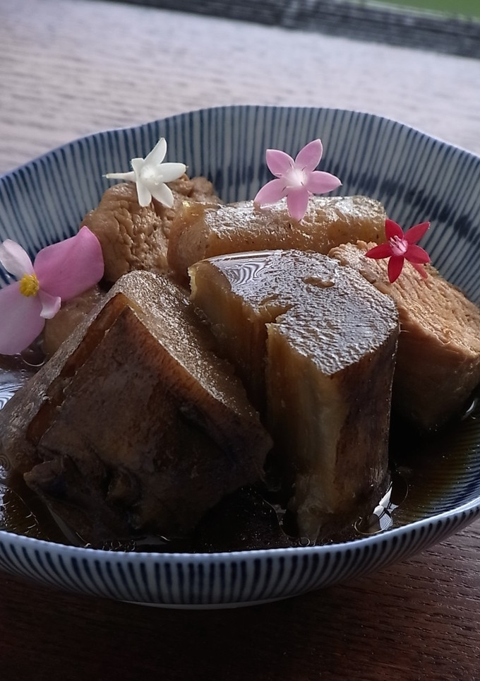 大浦太ごぼうの煮物-レシピのメイン写真