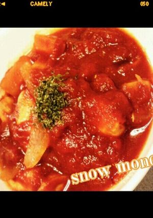 鶏ささみのトマト煮-レシピのメイン写真