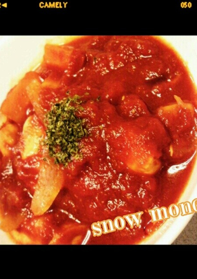 鶏ささみのトマト煮-レシピのメイン写真
