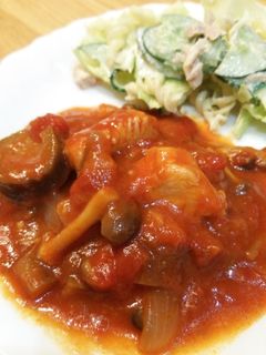 トマト煮込み 鶏肉ver-レシピのメイン写真
