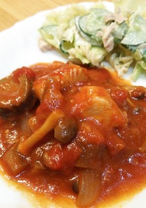 トマト煮込み 鶏肉ver-レシピのメイン写真