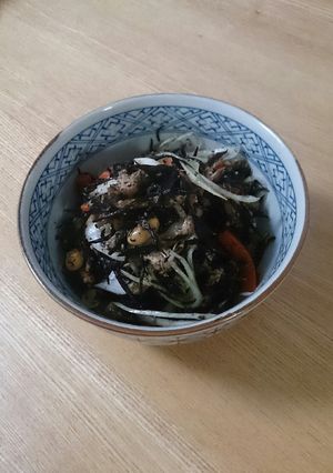 ツナと水煮大豆入りひじき煮-レシピのメイン写真