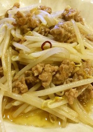 もやしとひき肉の炒めもの-レシピのメイン写真