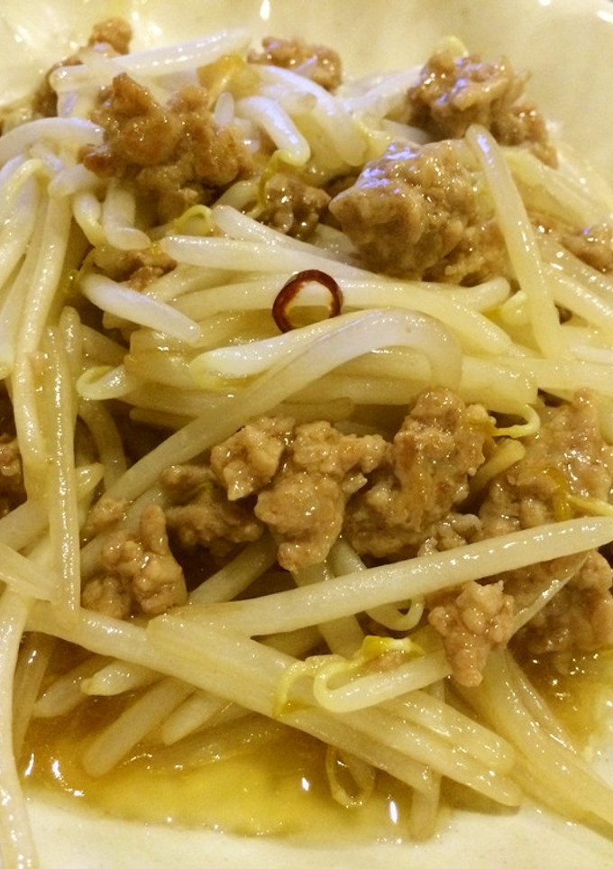もやしとひき肉の炒めもの-レシピのメイン写真