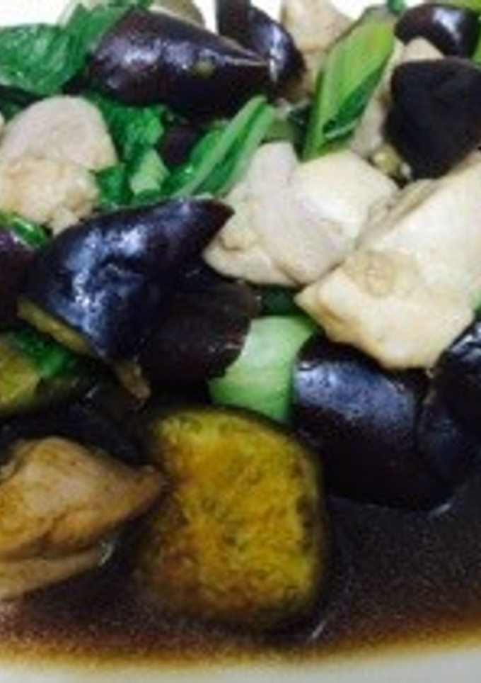 簡単！ナスと鶏もものオイスター炒め-レシピのメイン写真