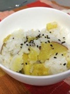 秋到来!サツマイモで炊き込みごはん☆-レシピのメイン写真