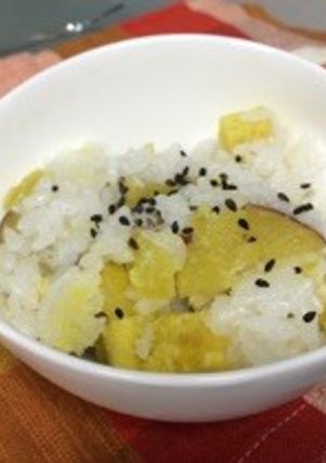 秋到来！サツマイモで炊き込みごはん☆-レシピのメイン写真