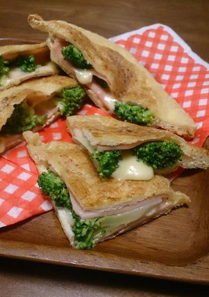 とろ～りチーズの薄揚げパニーニ風-レシピのメイン写真