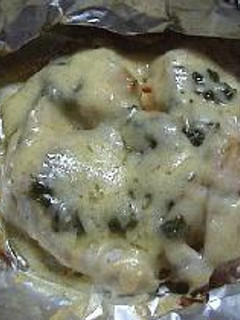 カジキでホイル焼き(バジル風味)-レシピのメイン写真