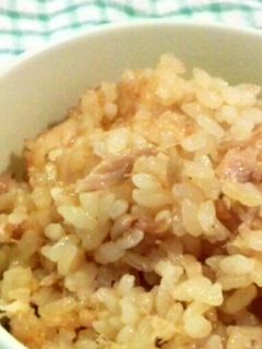 止まらない!なめ茸とツナの炊き込みごはん-レシピのメイン写真