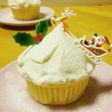 ☆X'masに☆ほわほわ豆腐カップケーキ
