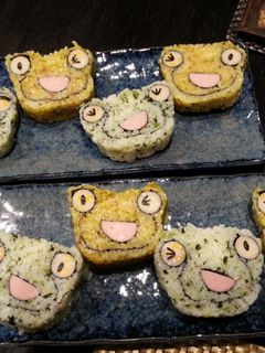 飾り巻き寿司★かえる-レシピのメイン写真