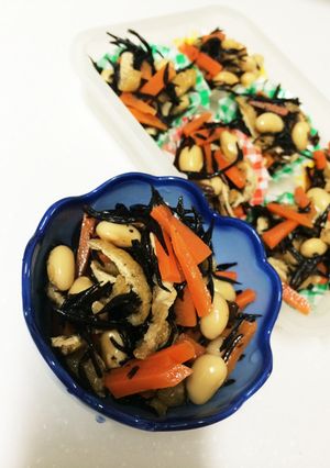 冷凍保存OK☆ひじきと豆の煮物-レシピのメイン写真
