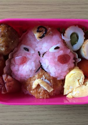 妖怪ウォッチ おならず者 キャラ弁 簡単-レシピのメイン写真