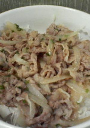 ＊豚塩丼＊-レシピのメイン写真