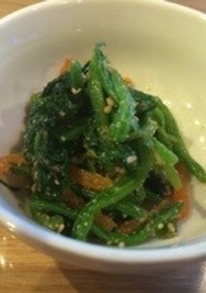 甘めなほうれん草の胡麻和え-レシピのメイン写真