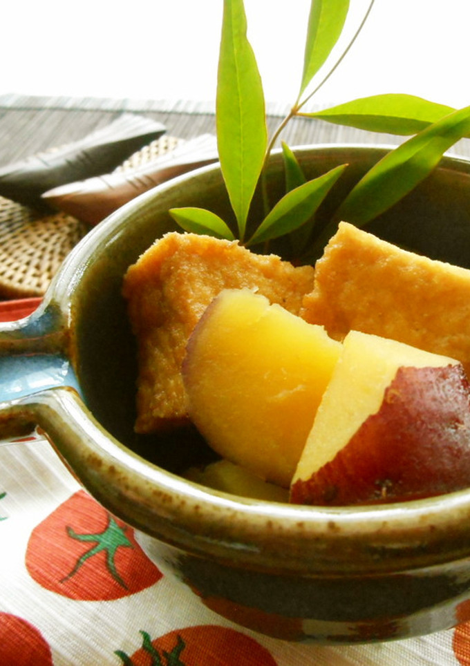 さつまいもと厚揚げの煮物-レシピのメイン写真