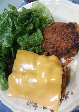 にんじんたっぷりハンバーグ-レシピのメイン写真