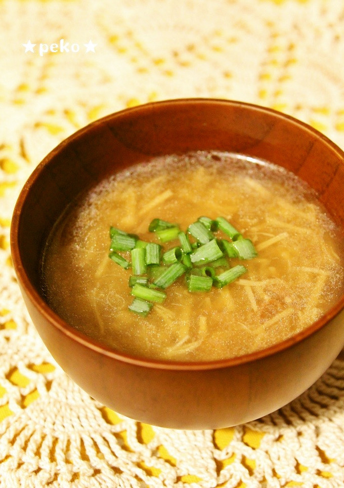 超簡単☆なめ茸と梅のやさしいスープ☆-レシピのメイン写真