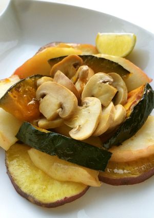 マッシュルームと秋のお野菜♪-レシピのメイン写真