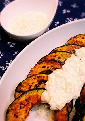 蒸し焼きかぼちゃのタルタルソース-レシピのメイン写真