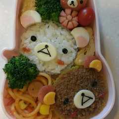 รูปของ 簡単リラックマ*コリラックマ*キャラ弁*