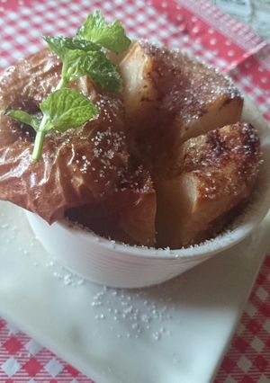 簡単焼きリンゴ-レシピのメイン写真