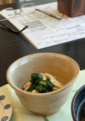簡単美味しい♪小松菜と油揚げの煮浸し-レシピのメイン写真