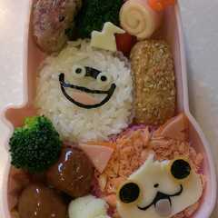 รูปของ 簡単*ジバニャン*ウィスパー*キャラ弁*