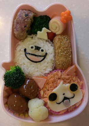 簡単*ジバニャン*ウィスパー*キャラ弁*-レシピのメイン写真