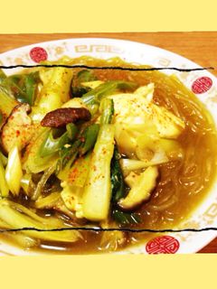 簡単、スープ春雨(カレー味)-レシピのメイン写真