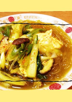 簡単、スープ春雨(カレー味)-レシピのメイン写真
