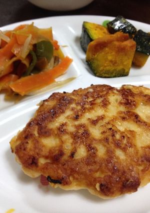 鶏胸肉のハンペンバーグ-レシピのメイン写真