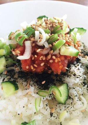 たまにはね◇ねぎとろユッケ丼-レシピのメイン写真
