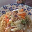 ランチに♪あったか野菜あんかけ麺