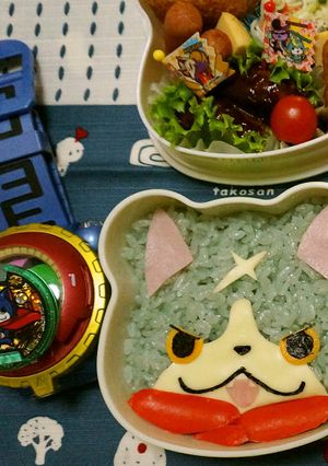 キャラ弁　簡単！時短！フユニャン弁当-レシピのメイン写真