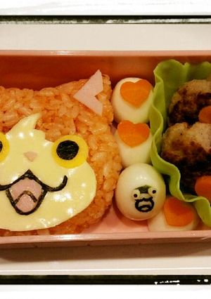 キャラ弁♡妖怪ウォッチ♡ジバニャン♡-レシピのメイン写真