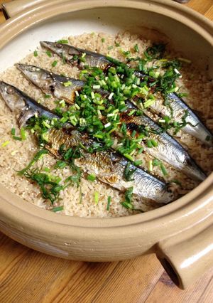 土鍋で炊く 秋刀魚ご飯-レシピのメイン写真