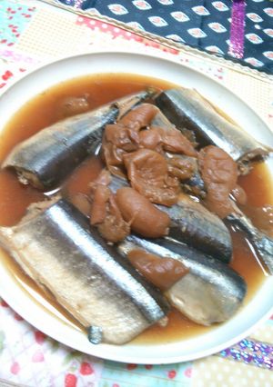 圧力鍋で☆さんま梅煮-レシピのメイン写真