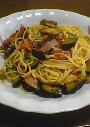 夏野菜たっぷりスパ-レシピのメイン写真