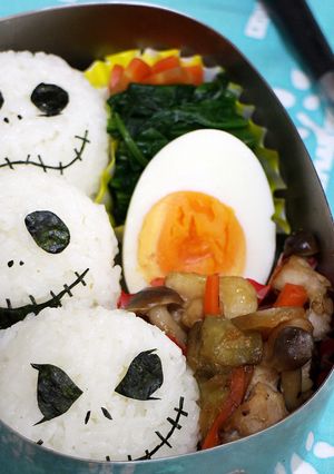 ハロウィンキャラ弁☆ナイトメア ジャック-レシピのメイン写真