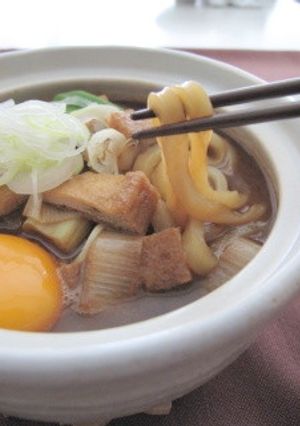 お手軽♪みそ煮込みうどん-レシピのメイン写真