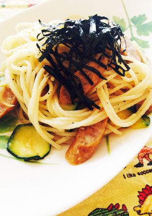 ズッキーニとソーセージのパスタ-レシピのメイン写真