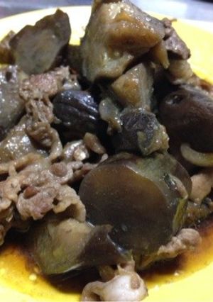秋なすと豚肉のごはんがすすむ炒め煮-レシピのメイン写真