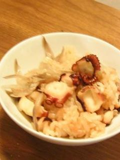 たこの土鍋炊き込みご飯-レシピのメイン写真